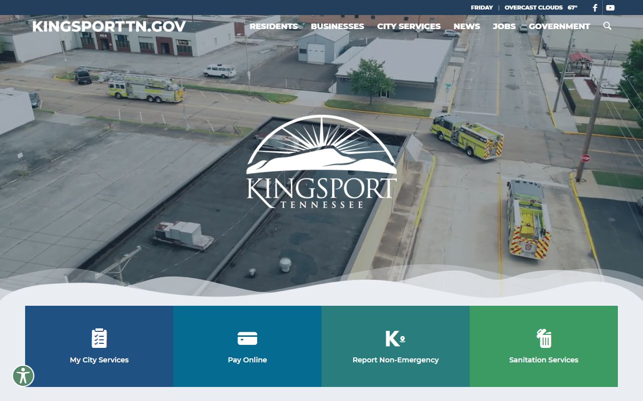 Kingsport Divorce Records city government reference