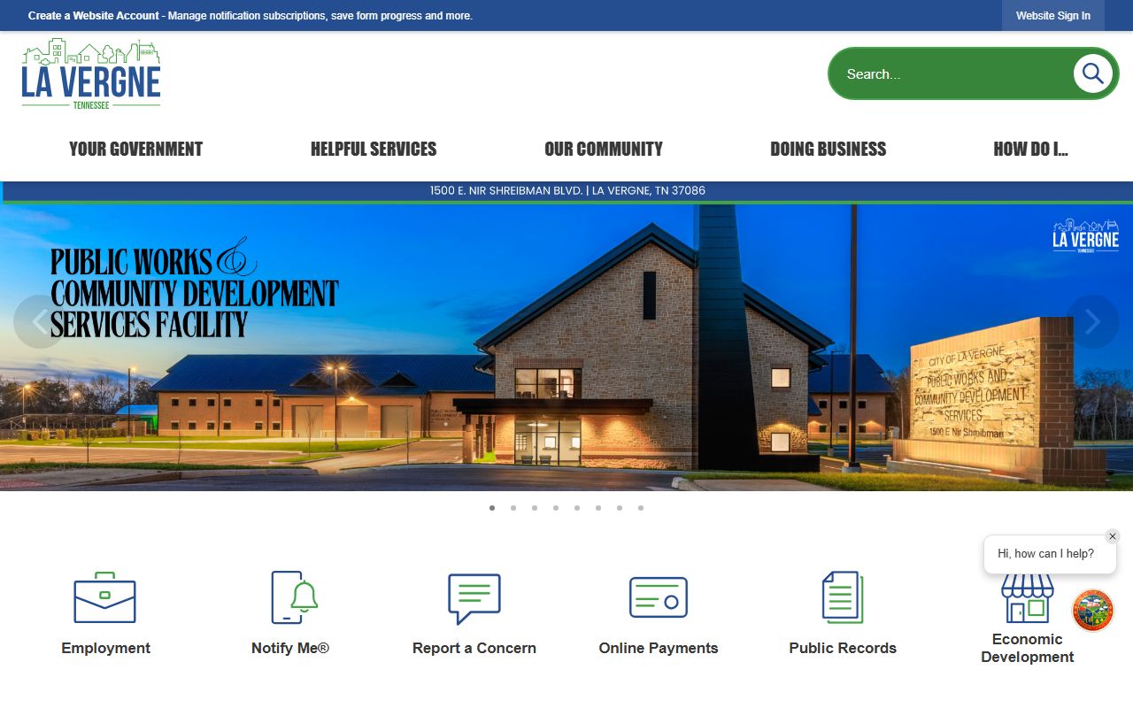 La Vergne Divorce Records at La Vergne city government