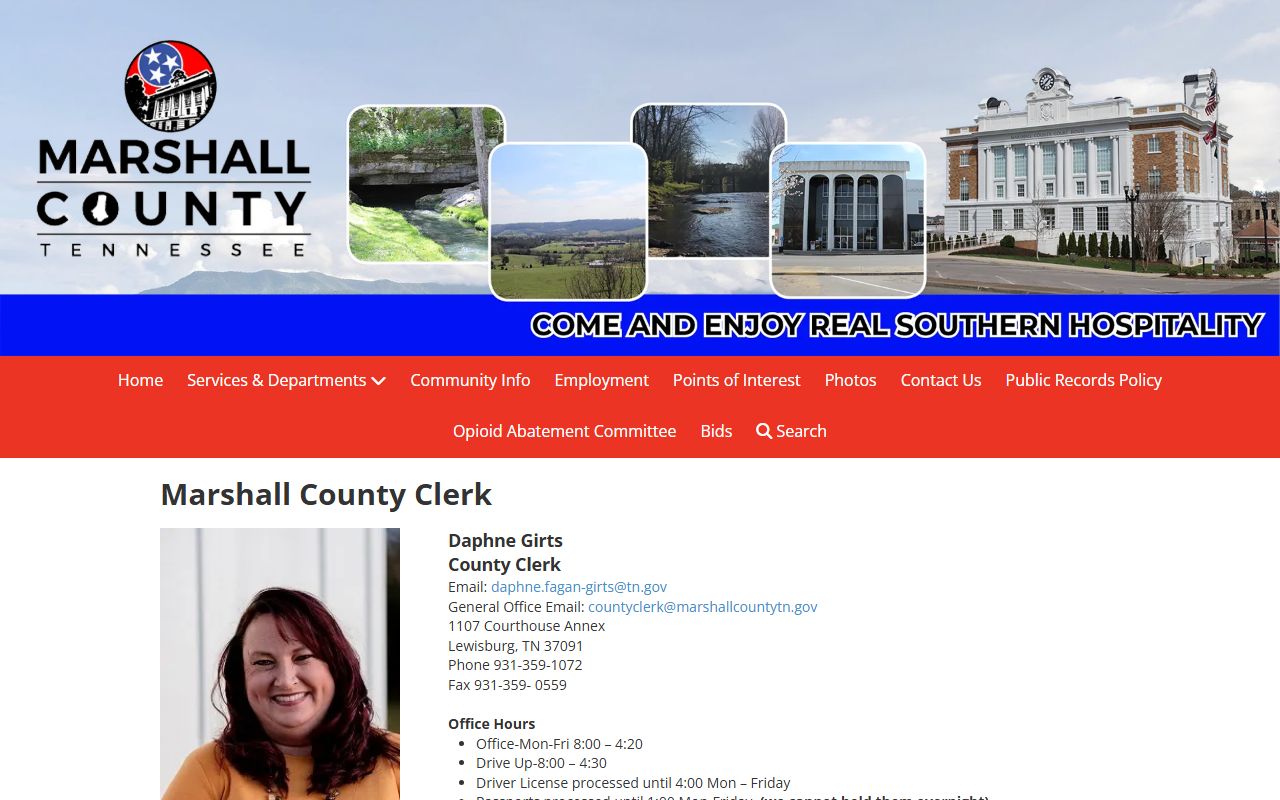 Marshall County Divorce Records county clerk office image